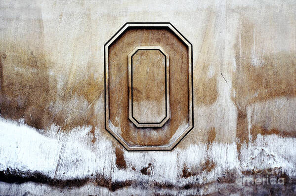 Ohio State University Poster featuring the photograph Block O by Rachel Barrett