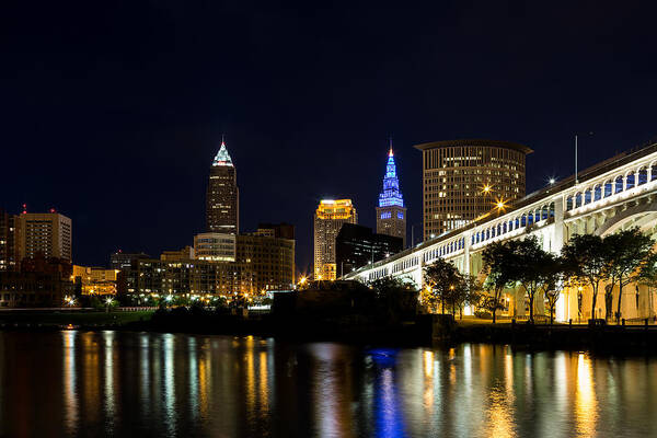 Cleveland Ohio Poster featuring the photograph Blues In Cleveland Ohio by Dale Kincaid
