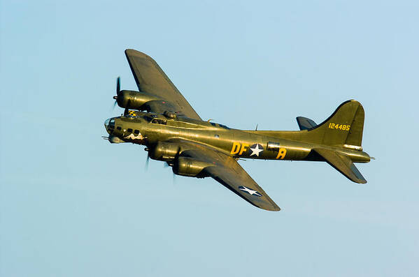 Air Poster featuring the photograph Boeing B17 Sally B by Mark Llewellyn