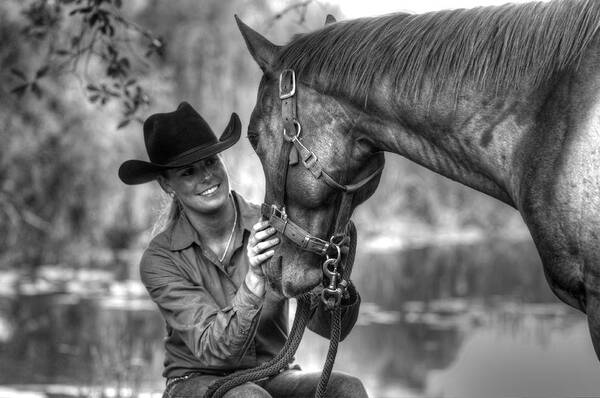 Horse Poster featuring the photograph Bonds of Trust by Keith Lovejoy