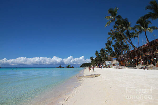 Boracay Poster featuring the photograph Boracay Beach by Joey Agbayani