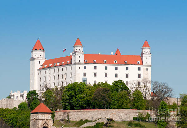 Bratislava Poster featuring the photograph Bratislava Castle by Les Palenik