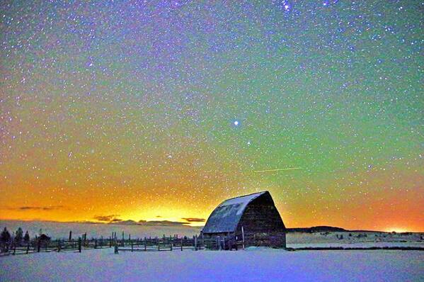 Steamboat Springs Poster featuring the photograph Bright Night by Matt Helm