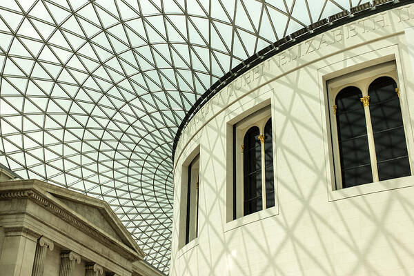 British Museum Poster featuring the photograph British Museum 1 by Nigel R Bell