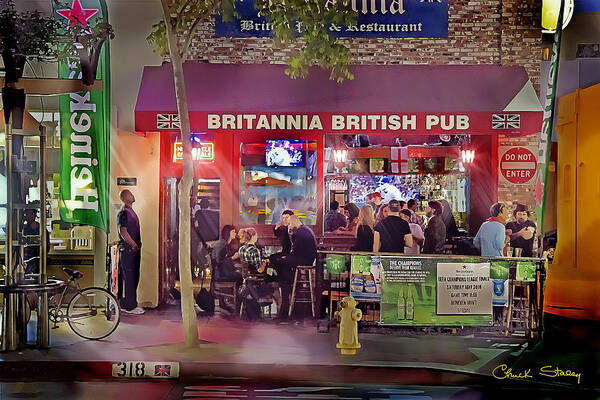 British Pub Poster featuring the photograph British Pub by Chuck Staley