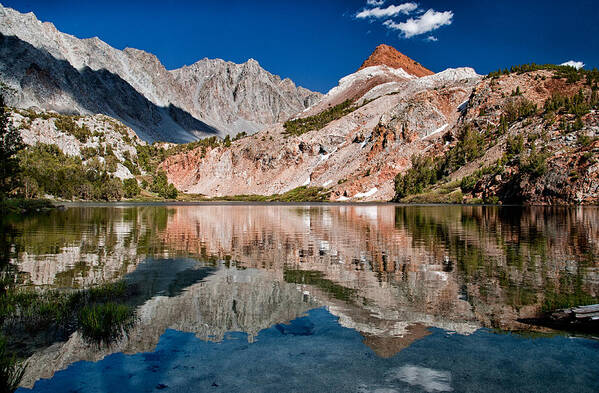 Scenic Poster featuring the photograph Bull Lake and Chocolate Peak by Cat Connor