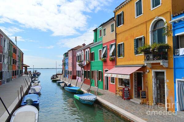 Venice Poster featuring the photograph Burano 6 by Ana Maria Edulescu