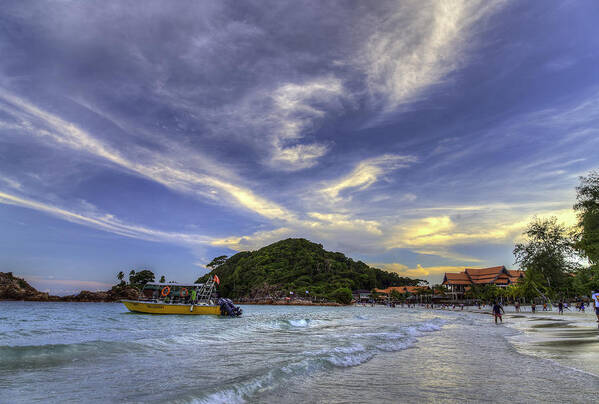 Beach Poster featuring the photograph By The Beach by Mario Legaspi