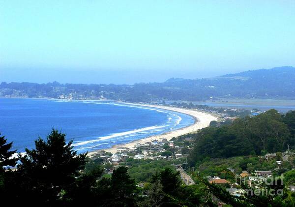 California Poster featuring the photograph California. Coastline by Ausra Huntington nee Paulauskaite