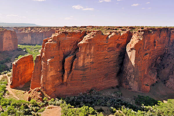 Canyon Poster featuring the photograph Canyon de Chelly - View from Sliding House Overlook by Alexandra Till