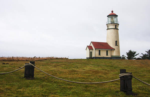 Oregon Poster featuring the photograph Cape Blanco Lighthouse by Mark Kiver