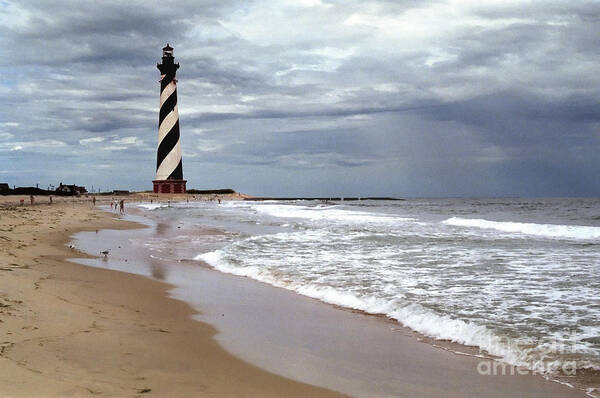 North Carolina Poster featuring the photograph Cape Hatteras Lighthouse by Tom Brickhouse