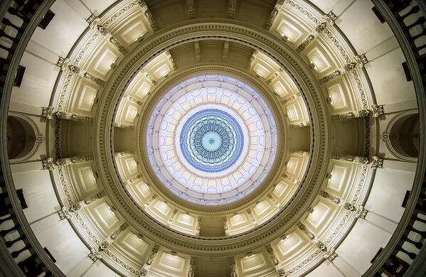 Austin Poster featuring the photograph Capital Dome by David Downs