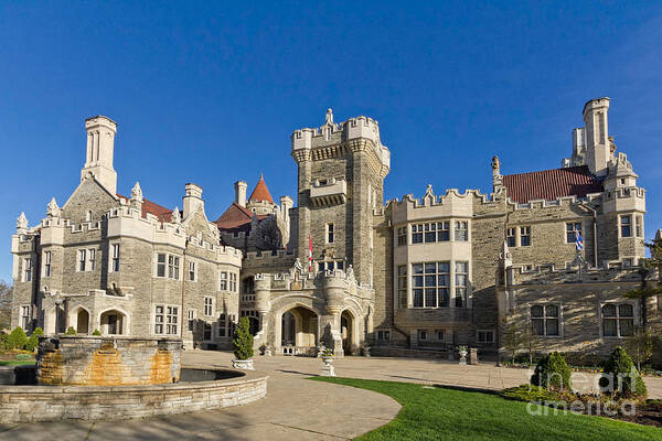 Casa Loma Poster featuring the photograph Casa Loma by Les Palenik