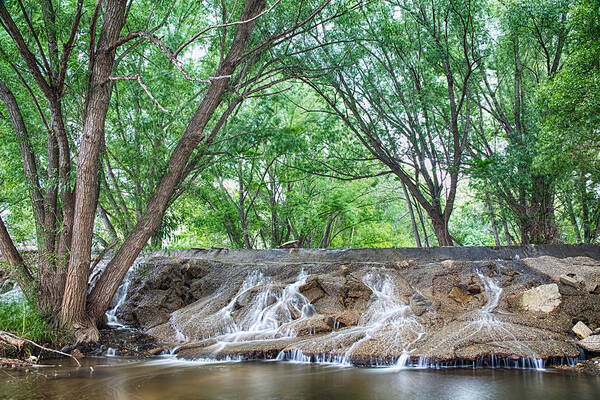 Waterfall Poster featuring the photograph Cascading Waterfall by James BO Insogna