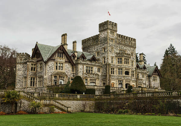 Hatley Castle Poster featuring the photograph Hatley Castle by Marilyn Wilson