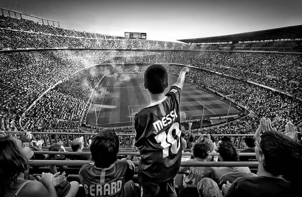 Football Poster featuring the photograph Cathedral Of Football by Clemens Geiger