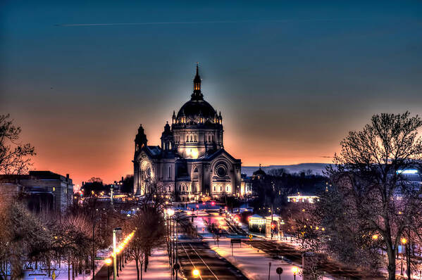 Mn Church Poster featuring the photograph Cathedral Of Saint Paul by Amanda Stadther
