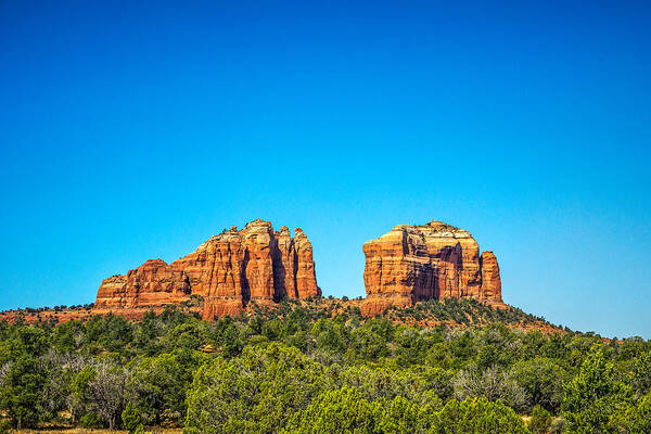 Landscape Poster featuring the photograph Cathedral Rock Sedona AZ by Chris Bordeleau