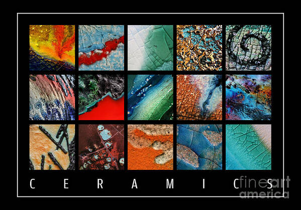 Ceramic Poster featuring the photograph Ceramics by Urilla Art