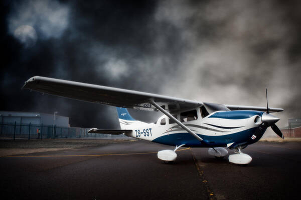 Cessna Poster featuring the photograph Cessna Ground by Paul Job