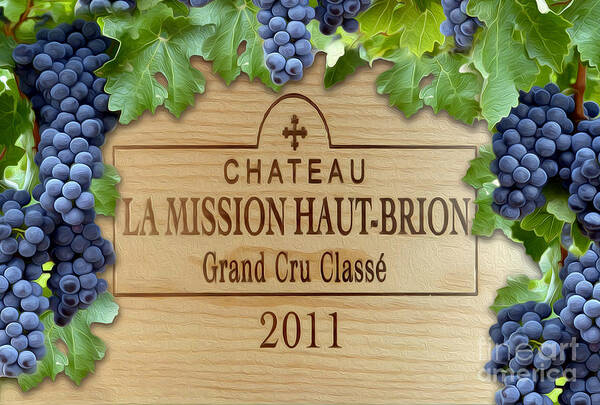 Chateau Poster featuring the photograph Chateau Haut Brion by Jon Neidert