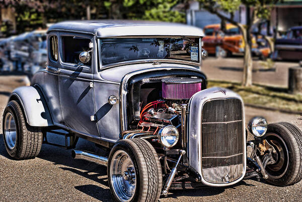 Ford Poster featuring the photograph Checkin it out by Ron Roberts