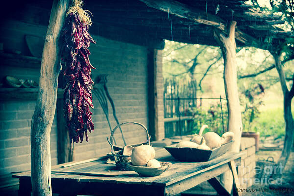 Tubac Poster featuring the photograph Chiles de Tubac by Patty Descalzi