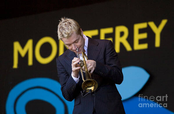 Craig Lovell Poster featuring the photograph Chris Botti Plays Trumpet by Craig Lovell