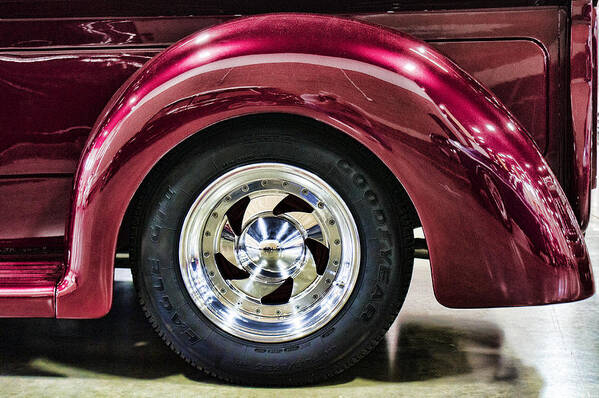 Wheel Poster featuring the photograph Chrome Wheel by Ron Roberts