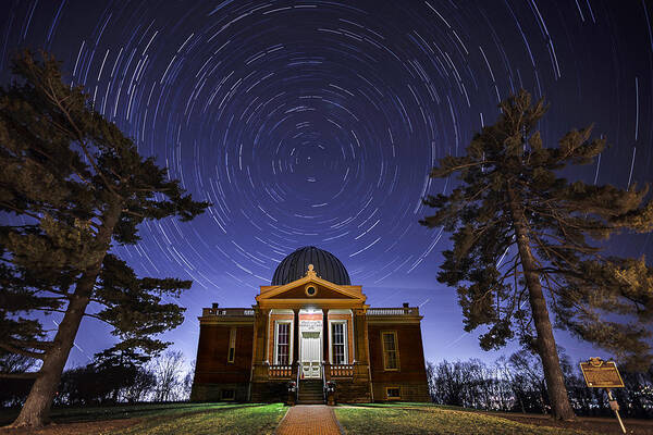 Cincinnati Poster featuring the photograph Cincinnati Observatory by Keith Allen