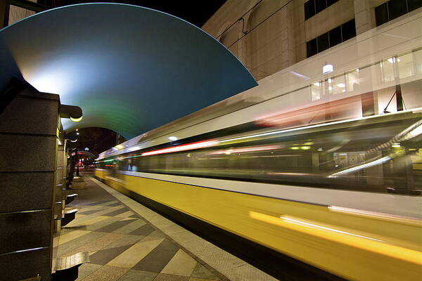 Cityscape Poster featuring the photograph City Transit by John Babis
