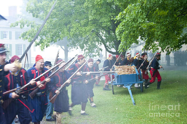 Civil War Poster featuring the photograph Civil War Reenactment 2 by Tom Doud