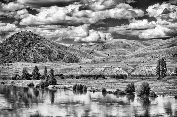 River Poster featuring the photograph Clark Fork River Bursting its Banks by Paul W Sharpe Aka Wizard of Wonders