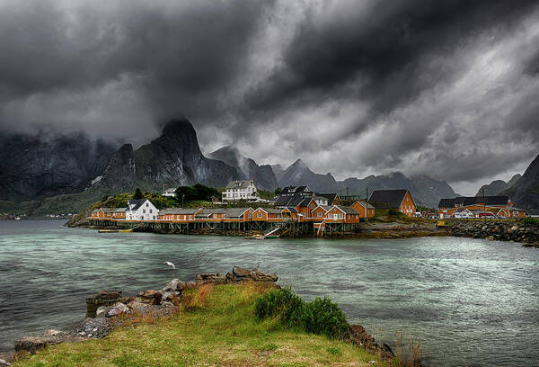 Lofoten Poster featuring the photograph Classic Norway by Aida Ianeva