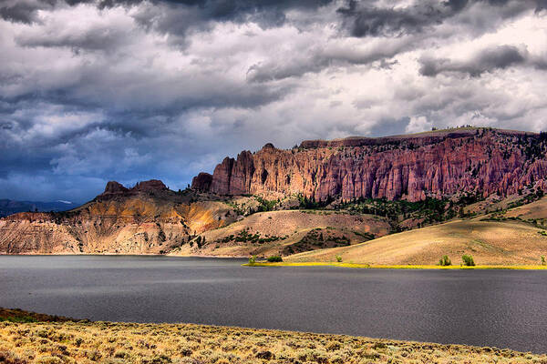 Colorado Poster featuring the photograph Clouds Over the Dillon Pinnacles by Brian Davis