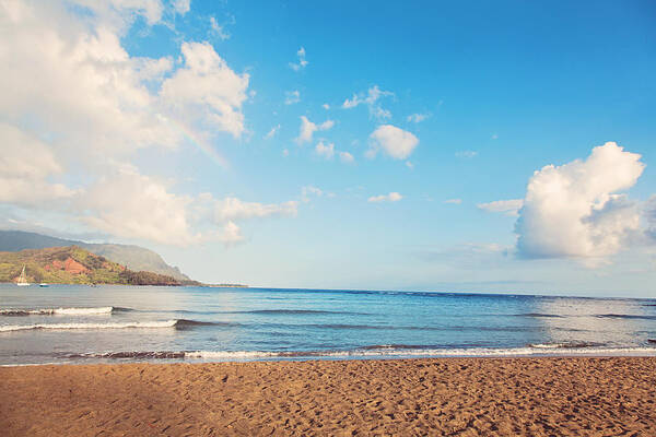 Beach Poster featuring the photograph Cloudscape - Kauai Hawaii Photography by Melanie Alexandra Price