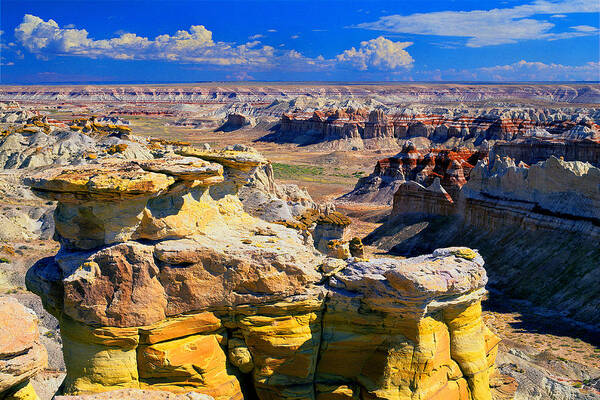 Southwest Landscape Poster featuring the photograph Coal Mine Canyon-2 by Frank Houck