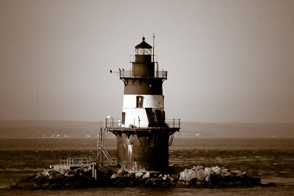 Lighthouse Poster featuring the photograph Coffee Pot by Linda C Johnson