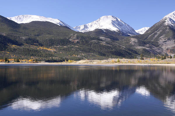 Nature Poster featuring the photograph Collegiate Peaks Reflected by Harold Rau