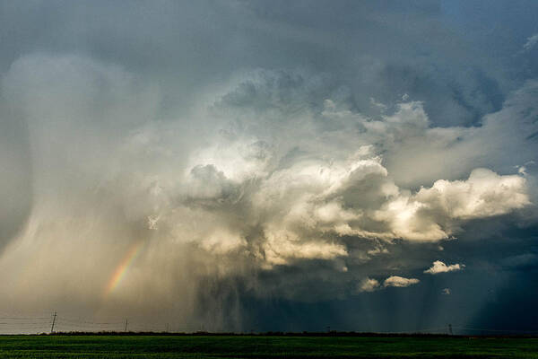 Thunderstorm Poster featuring the photograph Colorful Ice Machine by Marcus Hustedde