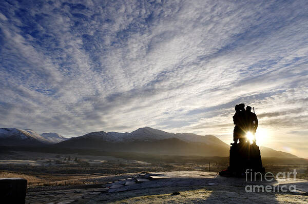 Spean Poster featuring the photograph Commando Memorial Spean Bridge by Colin Woods