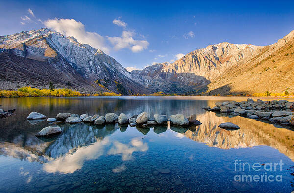 Lake Poster featuring the photograph Convict Lake by Mimi Ditchie