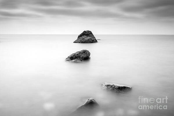 Beach In Cornwall Poster featuring the photograph Cornish Seascape by John Farnan