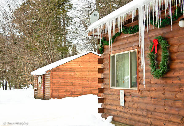 Christmas Poster featuring the photograph Country Store by Ann Murphy