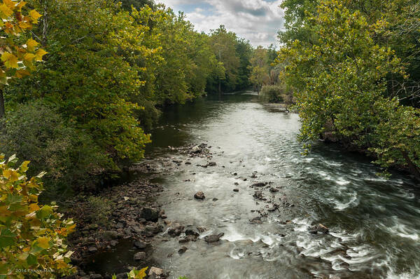 Croton Dam Poster featuring the photograph Croton River 1 by Frank Mari