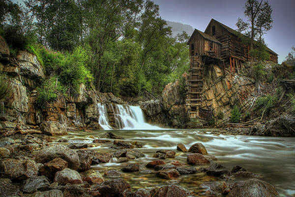 Crystal Mill Poster featuring the photograph Crystal Mill  by Ryan Smith