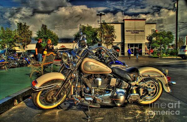 Iphone Poster featuring the photograph Darrell Keller Memorial Bike Rally by Shaw Photography - PDA Private Collection 