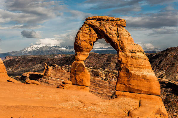 Jay Stockhaus Poster featuring the photograph Delicate Arch by Jay Stockhaus