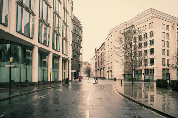 Tranquility Poster featuring the photograph Deserted London 04 by Nick Dolding